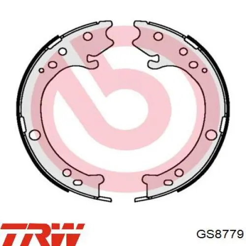 Колодки ручника GS8779 TRW
