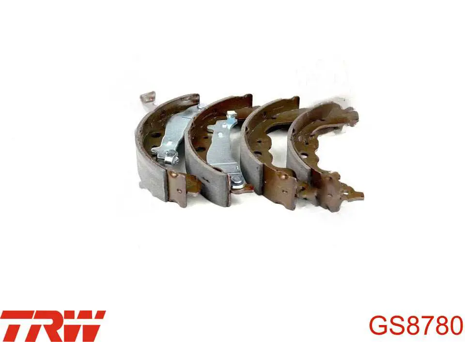 Купить GS8780 TRW Задние барабанные тормозные колодки