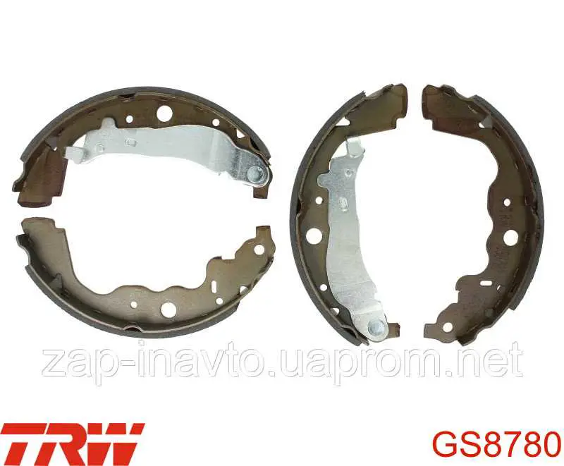 GS8780 TRW Барабанные тормозные колодки