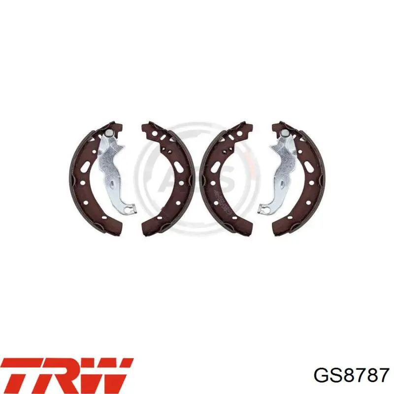 Задние барабанные колодки GS8787 TRW