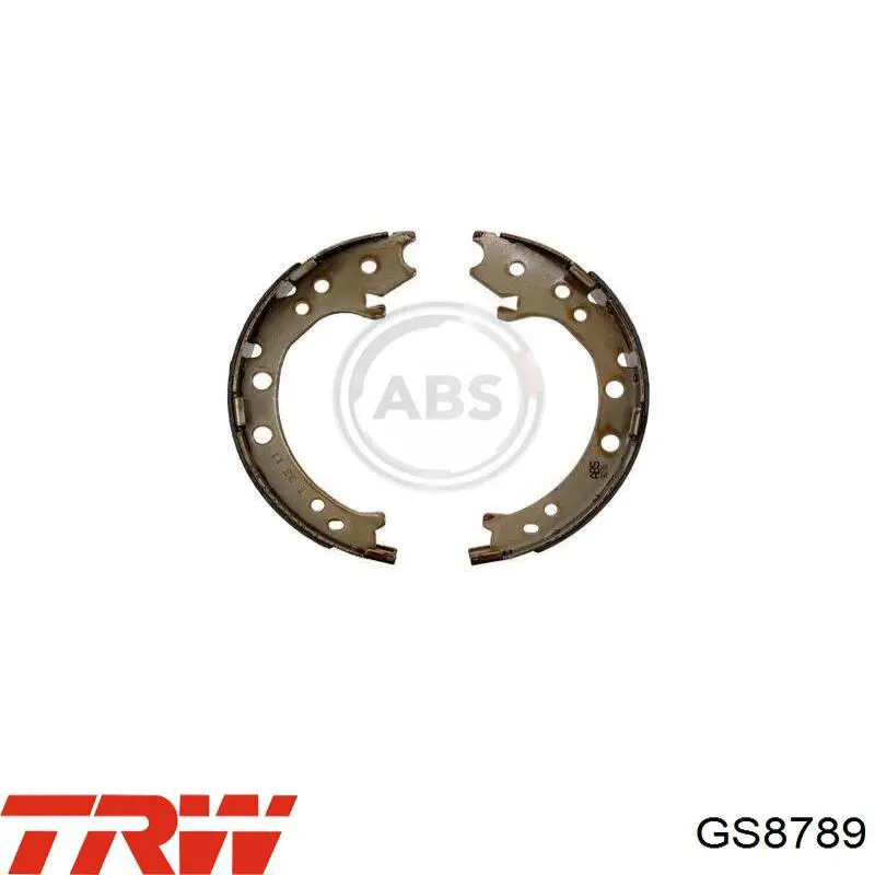 GS8789 TRW Тормозные колодки ручника