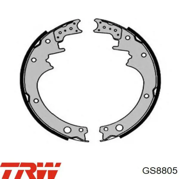 Колодки ручника GS8805 TRW