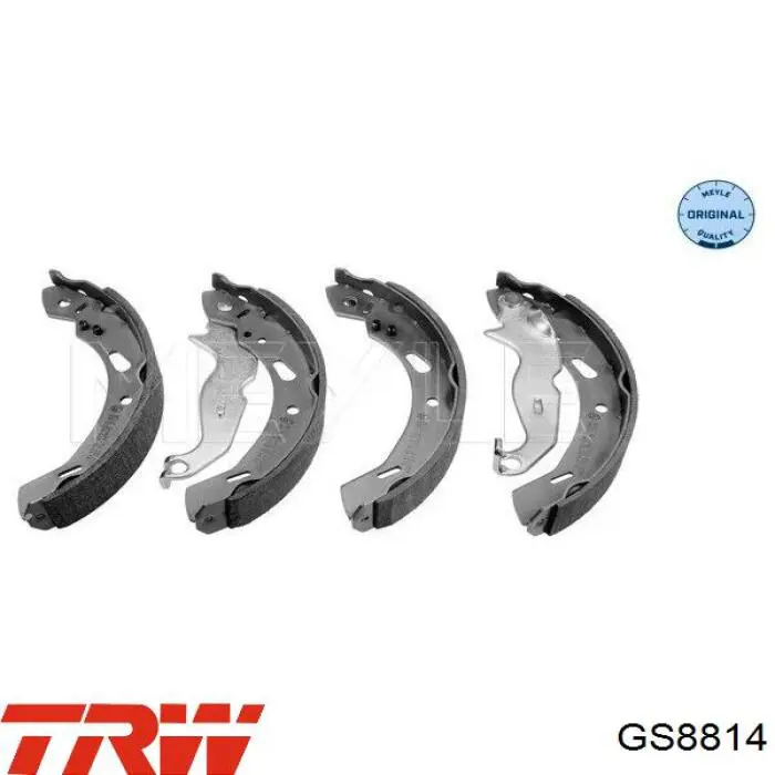 Купить GS8814 TRW Задние барабанные тормозные колодки