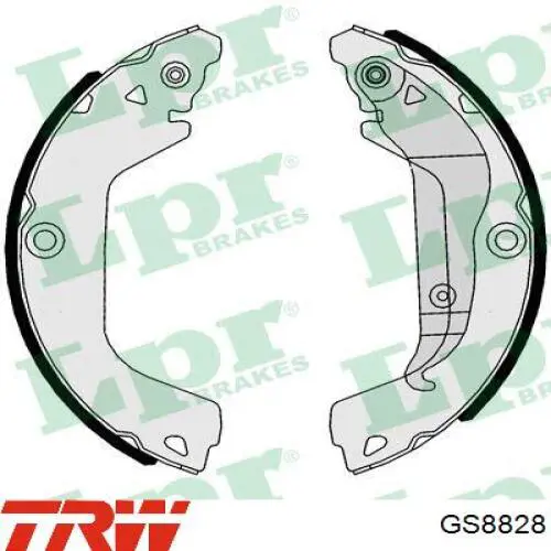 Задние барабанные колодки 0986487975 Bosch