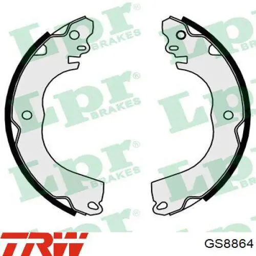 Купить 4600A025 Mitsubishi Задние барабанные тормозные колодки