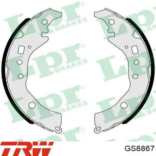 Тормоза рабочие задние ножные и тормозные барабаны TRW GS8867 цена, от 25.50 USD