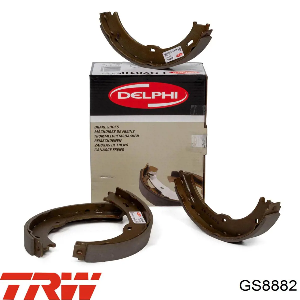Колодки ручника GS8882 TRW
