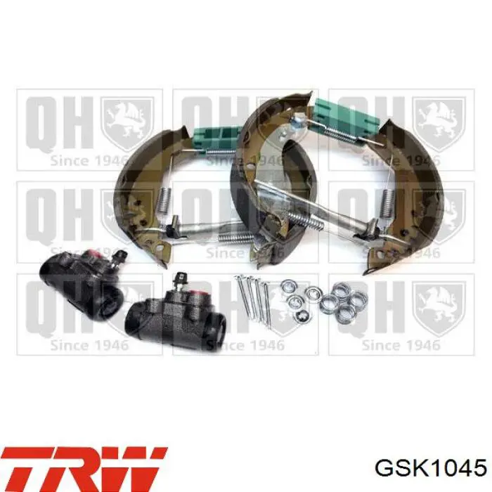 Тормоза рабочие задние ножные и тормозные барабаны TRW GSK1045 цена, от 14.06 USD