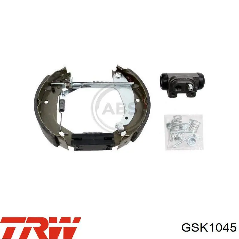 Задние барабанные колодки GSK1045 TRW