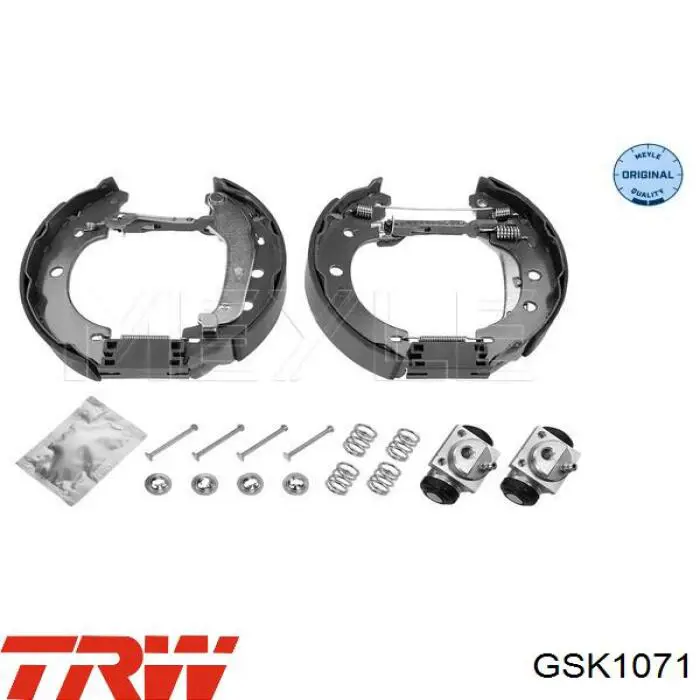 Купить 381366J Jurid/Bendix Колодки тормозные задние барабанные, в сборе с цилиндрами, комплект