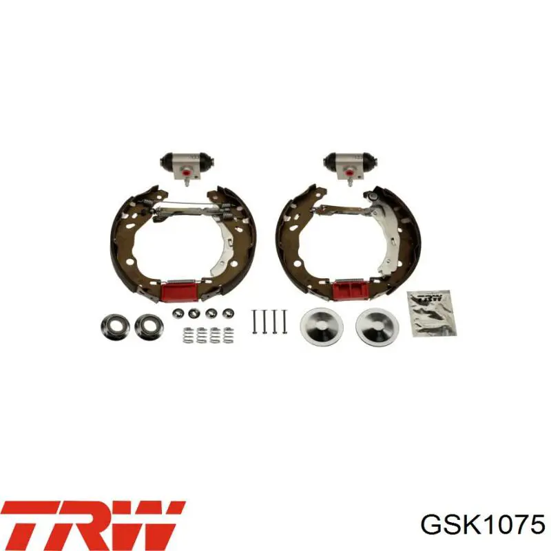 Купить GSK1075 TRW Задние барабанные тормозные колодки