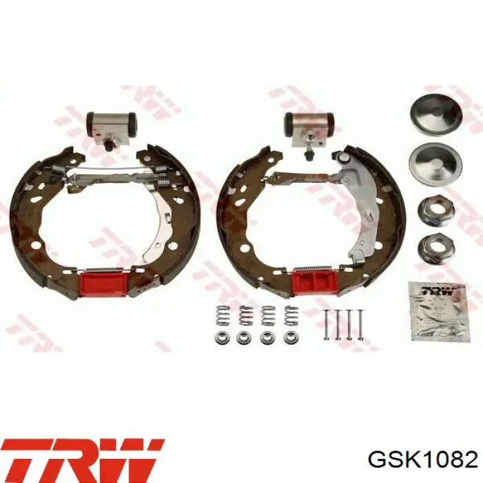 GSK1082 TRW Барабанные тормозные колодки
