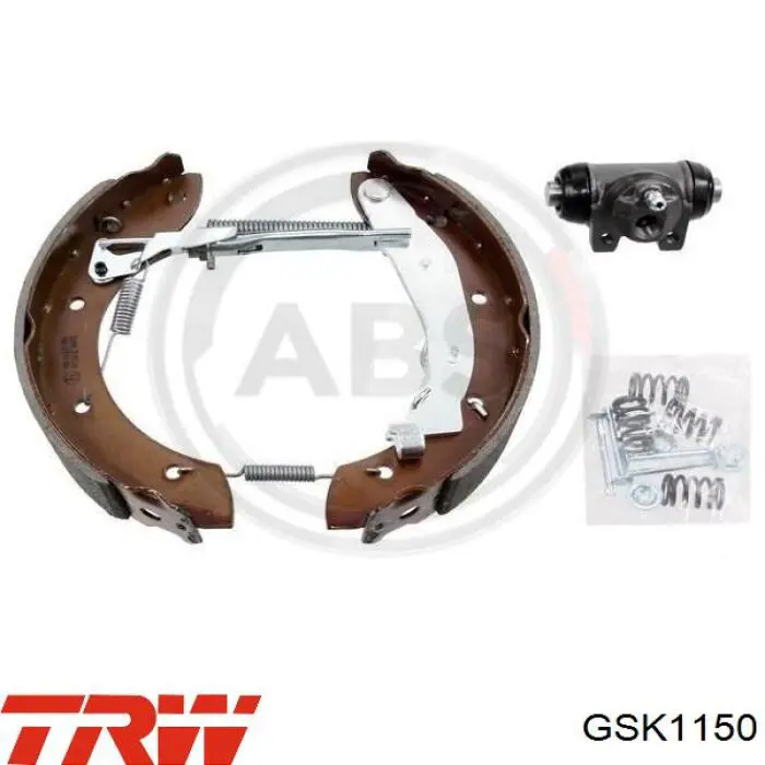 Задние барабанные колодки 55000619 Ashika