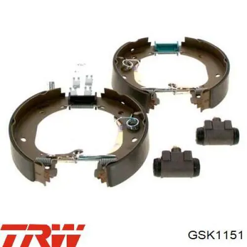 GSK1151 TRW Барабанные тормозные колодки