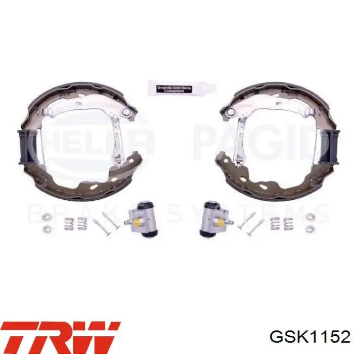 Задние барабанные колодки GSK1152 TRW