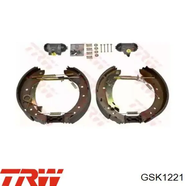 GSK1221 TRW колодки тормозные задние барабанные