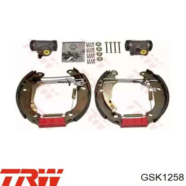 Задние барабанные колодки GSK1258 TRW