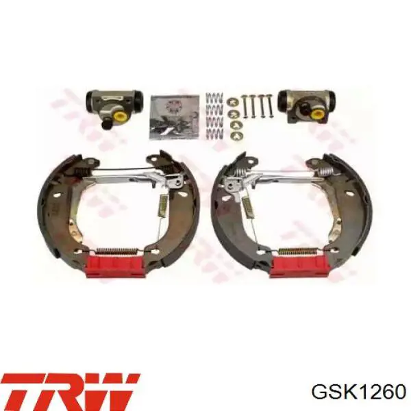 Задние барабанные колодки GSK1260 TRW