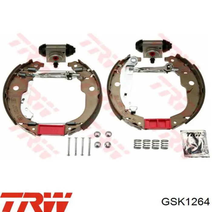 GSK1264 TRW колодки тормозные задние барабанные
