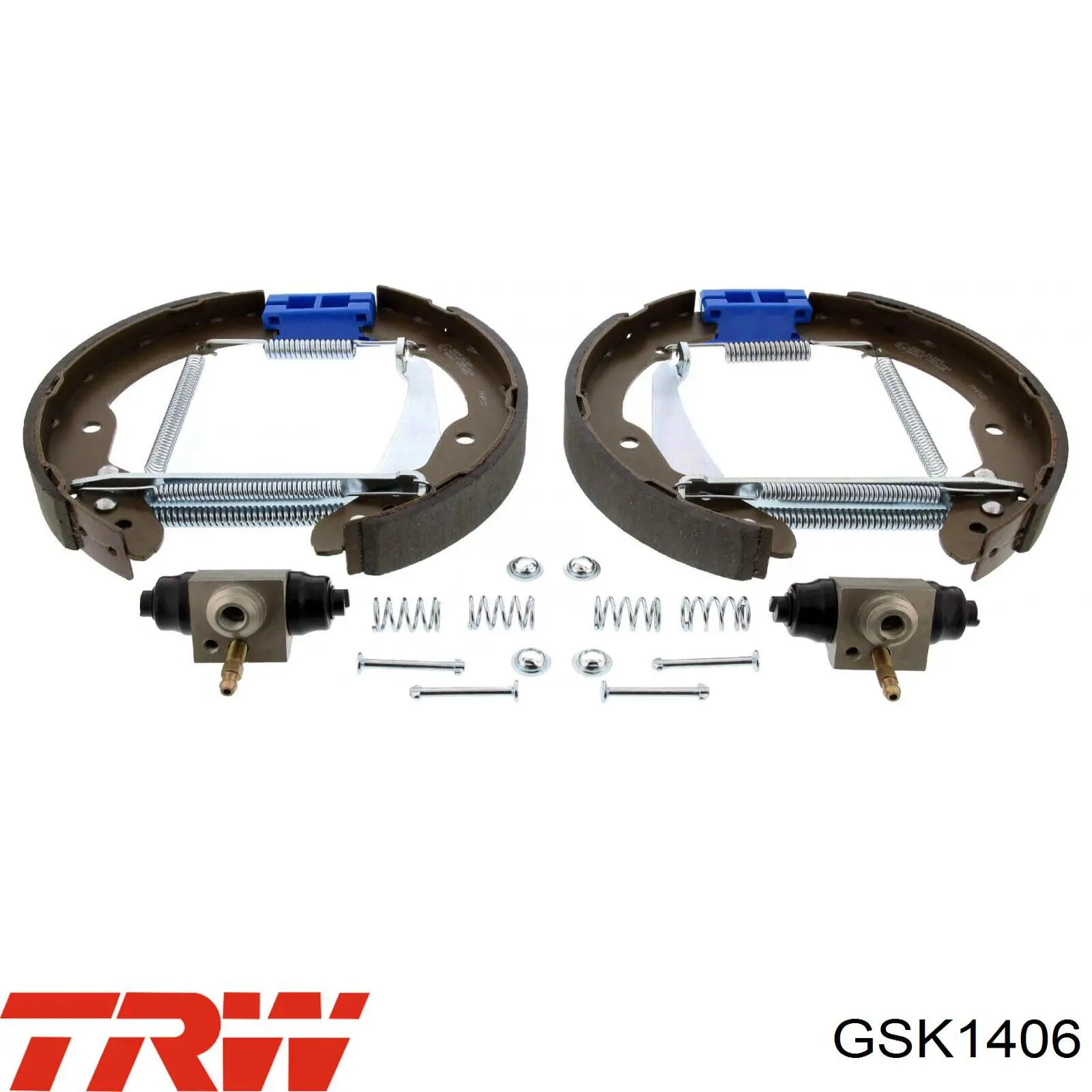 Колодки тормозные задние барабанные, в сборе с цилиндрами, комплект TRW GSK1406 цена, от 83.72 USD