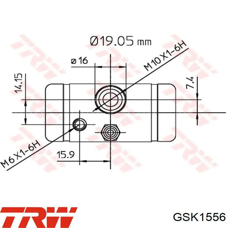 1684200220 Mercedes Барабанные тормозные колодки