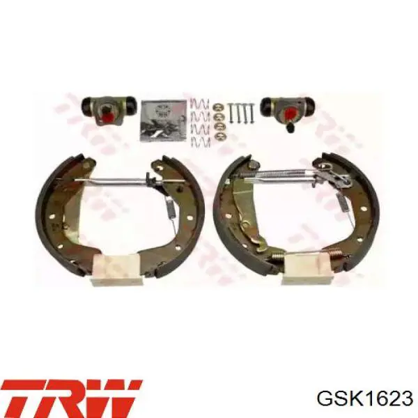GSK1623 TRW колодки тормозные задние барабанные