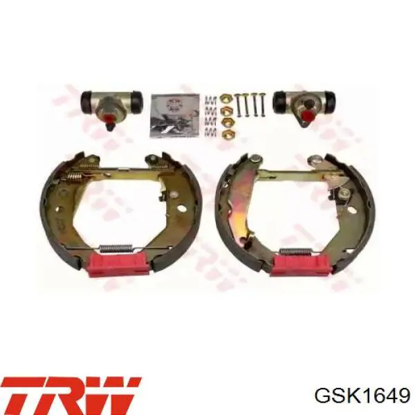 GSK1649 TRW колодки тормозные задние барабанные