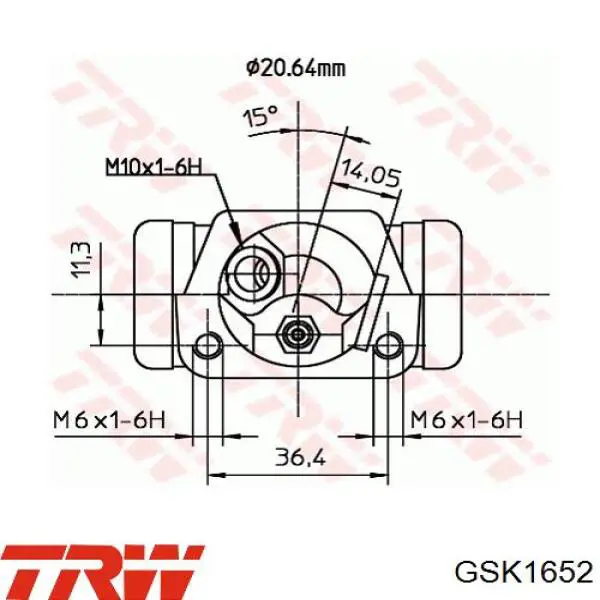 Тормоза рабочие задние ножные и тормозные барабаны TRW GSK1652 цена, от 19.36 USD