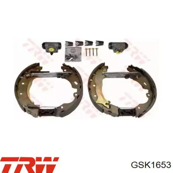 GSK1653 TRW колодки тормозные задние барабанные
