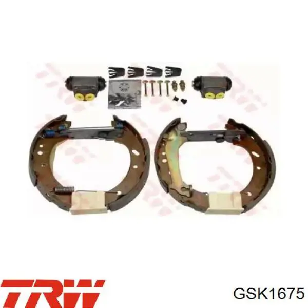 GSK1675 TRW колодки тормозные задние барабанные