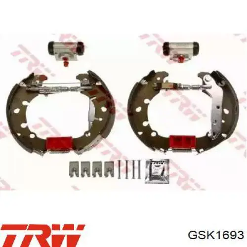GSK1693 TRW колодки тормозные задние барабанные