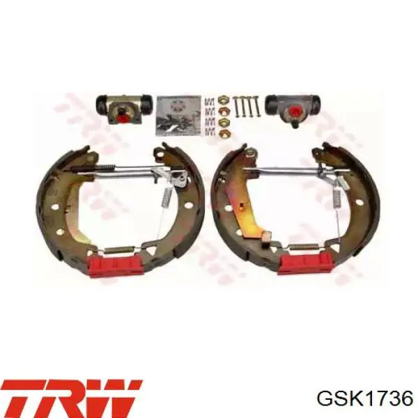GSK1736 TRW колодки тормозные задние барабанные