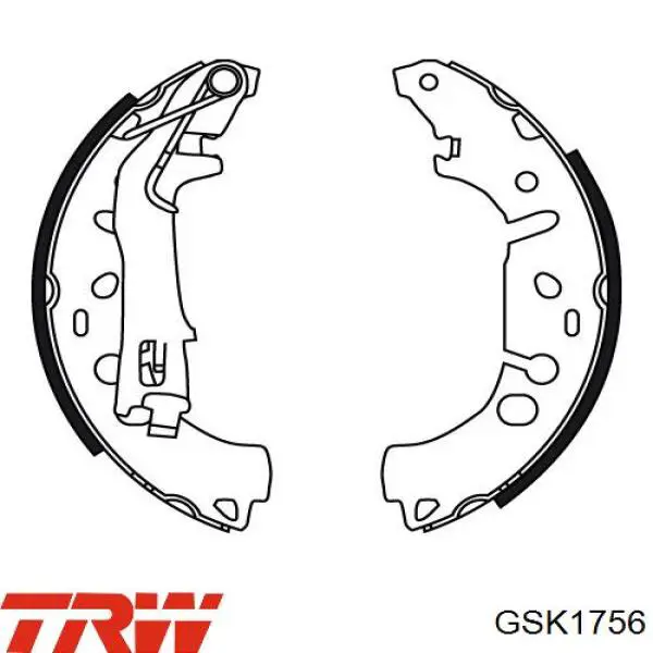 Барабанные колодки TRW GSK1756