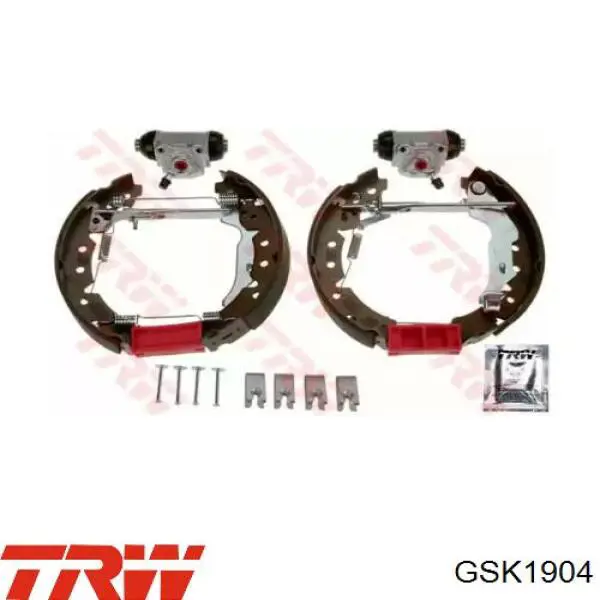 Тормоза рабочие задние ножные и тормозные барабаны TRW GSK1904 цена, от 102.61 USD