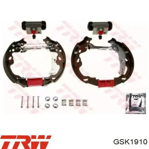GSK1910 TRW Барабанные тормозные колодки