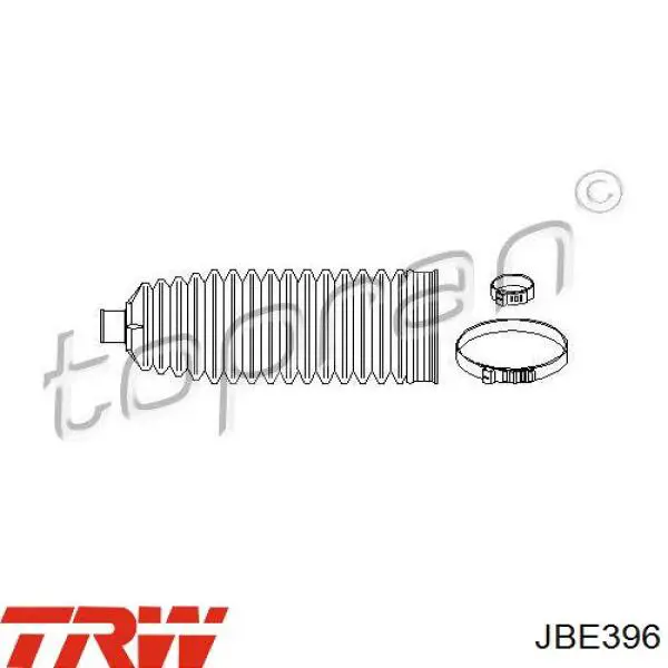 Пыльник рулевой рейки 482030001R Renault (RVI)