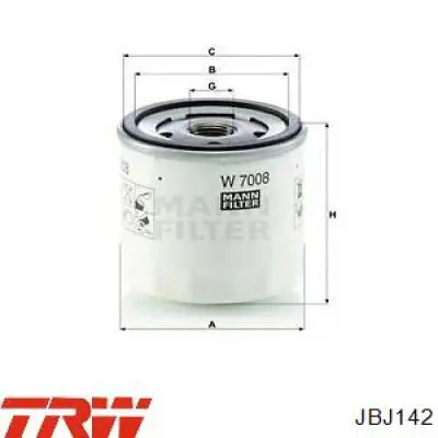Купить JBJ142 TRW Нижняя шаровая опора