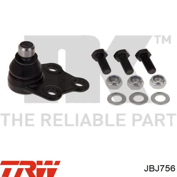 Шаровая опора, нижняя TRW JBJ756 цена, от 20.83 USD