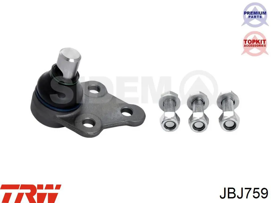 Шаровая опора, нижняя TRW JBJ759 цена, от 15.35 USD