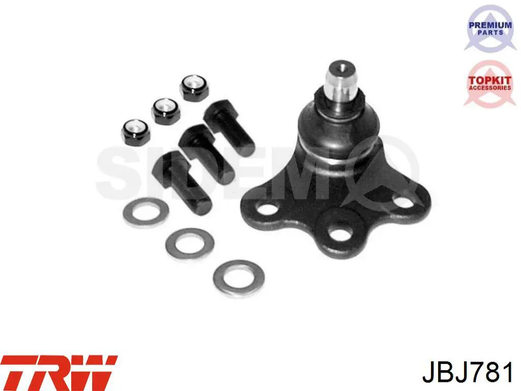 Нижняя правая шаровая опора JBJ781 TRW