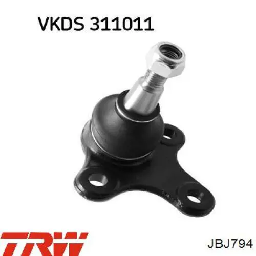 Нижняя левая шаровая опора JBJ794 TRW