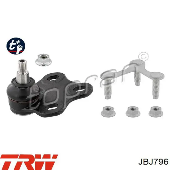 Купить JBJ796 TRW Шаровая опора, нижняя, левая