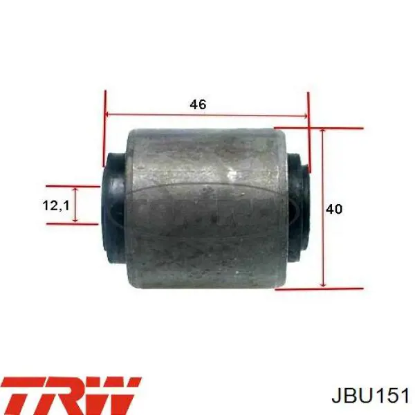 Сайлентблок переднего рычага 80670 Asam