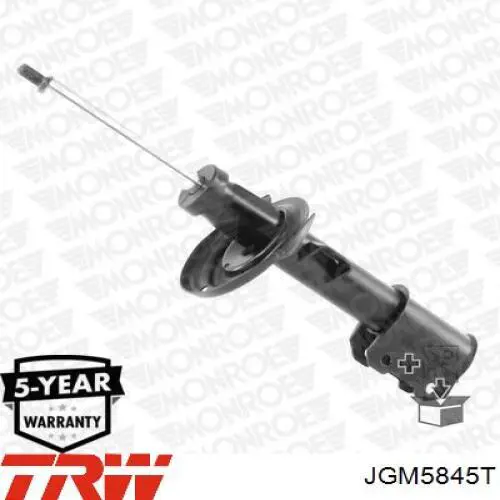 Амортизатор подвески передний левый TRW JGM5845T цена, от 42.85 USD