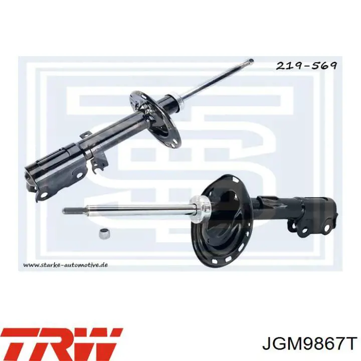 Стойка задняя, левая TRW JGM9867T цена, от 59.28 USD