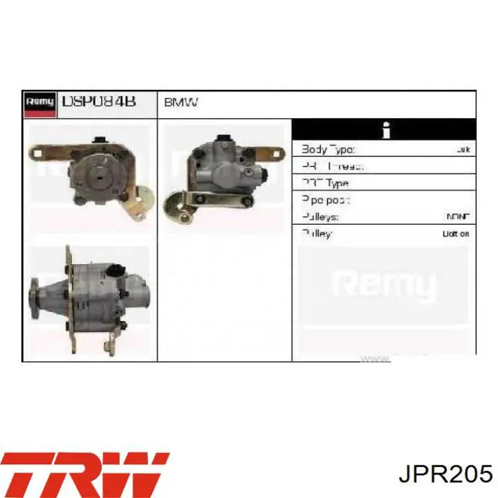 Насос гидравлики TRW JPR205 цена, от 113.30 USD