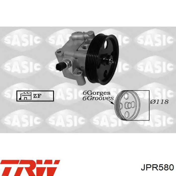 Насос гидроусилителя руля TRW JPR580