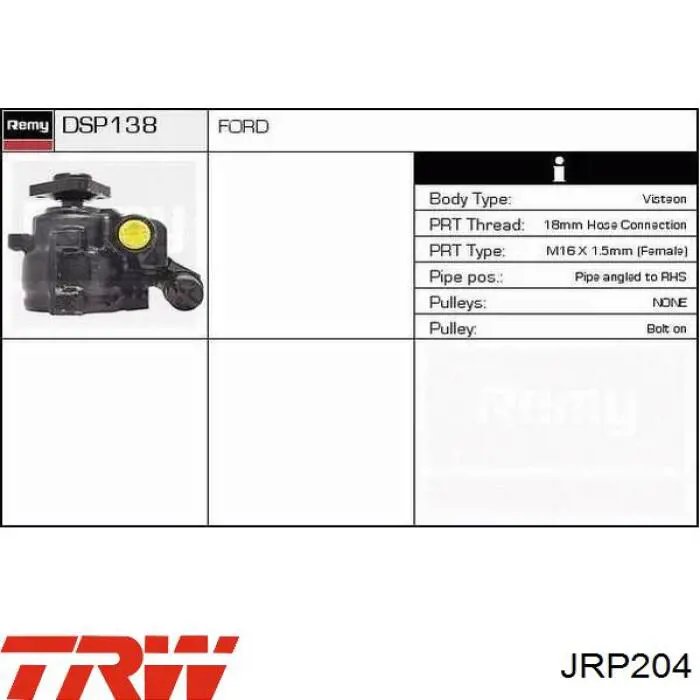 JRP204 TRW рулевая рейка