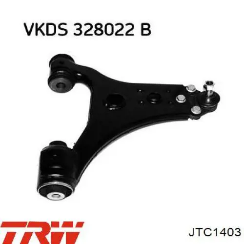 Правый рычаг передней нижней подвески TRW JTC1403 цена, от 90.22 USD