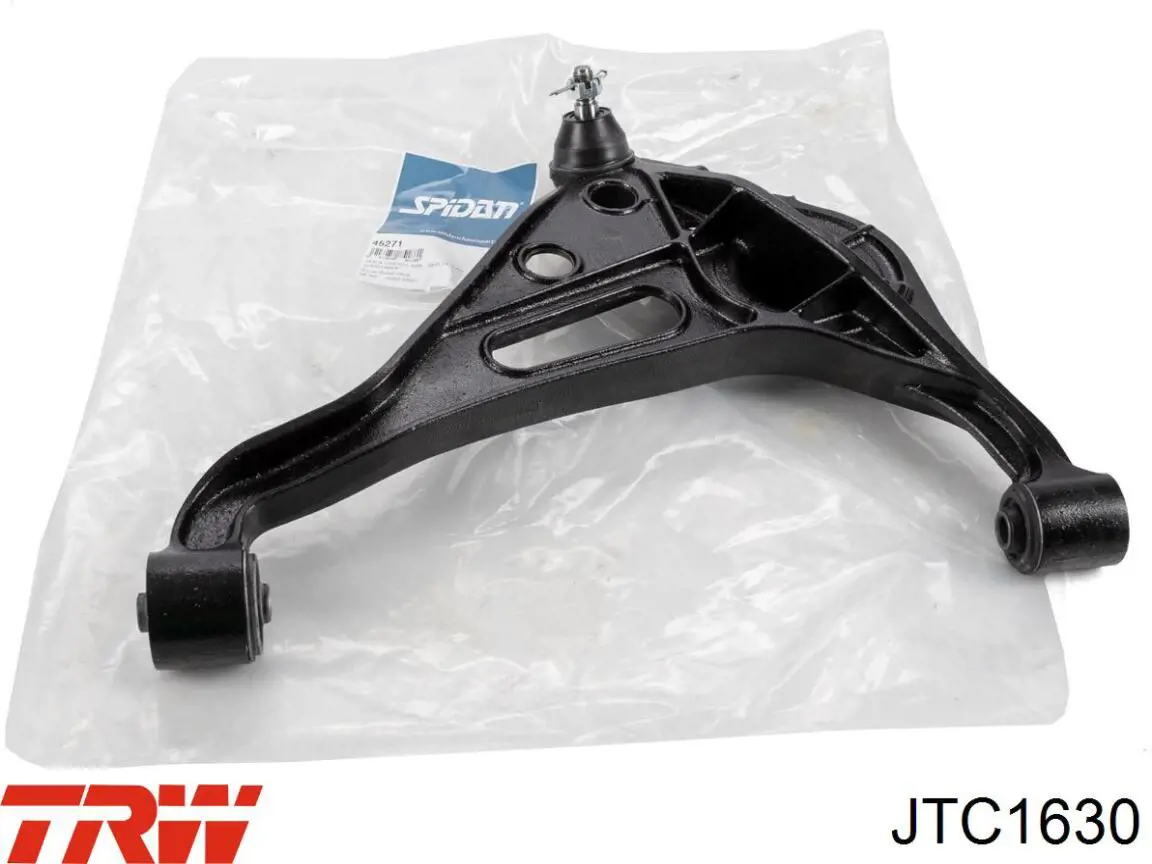 Левый рычаг передней нижней подвески TRW JTC1630 цена, от 75.29 USD